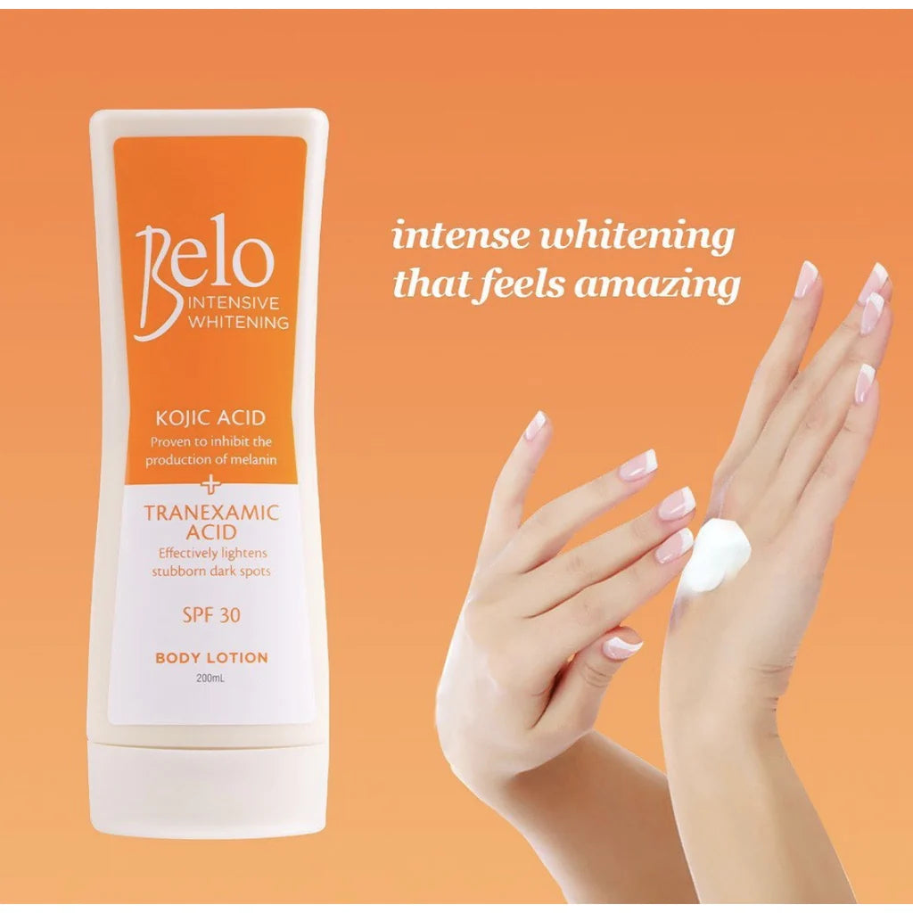 ON HAND! Belo Intensive Whitening Body Lotion 200mL + FREE 100mlo