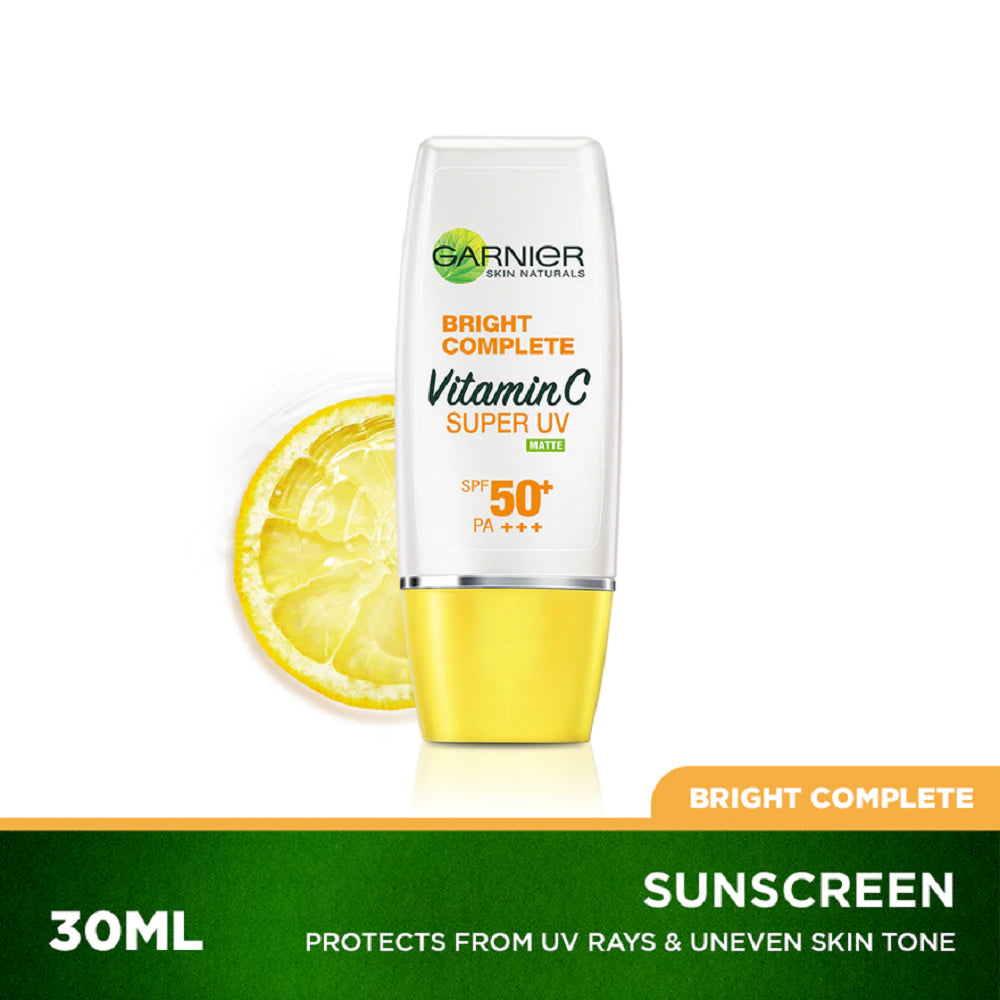 GARNIER Bright Complete Super UV Matte Brightening Sunscreen SPF50 PA LO BEAUTY CALI