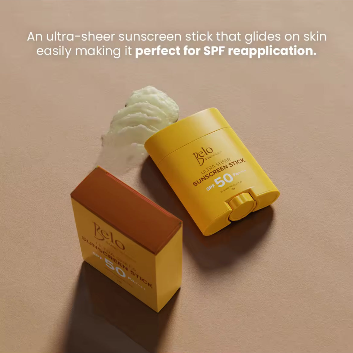 PREORDER! New! Belo SunExpert Ultra Sheer Sunscreen Stick