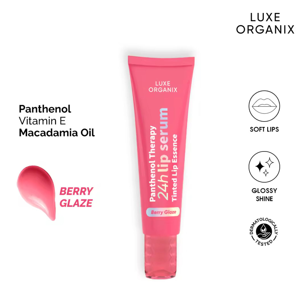 ON HAND! Luxe Organix Panthenol Therapy 24H Lip Serum Tinted Lip Essence