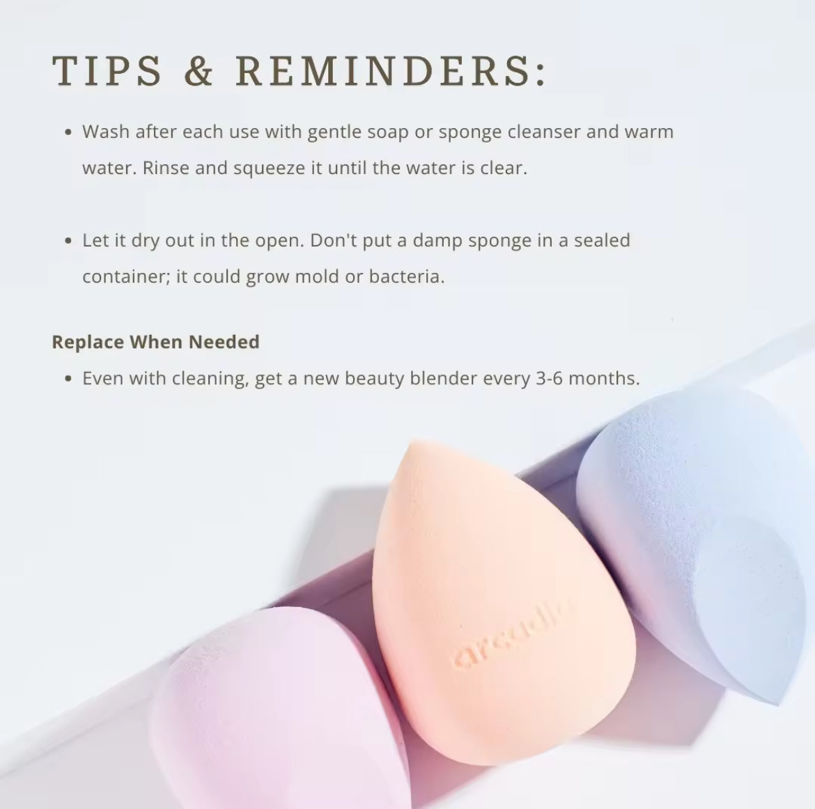 PREORDER! Arcadia Beauty Airblender Sponge