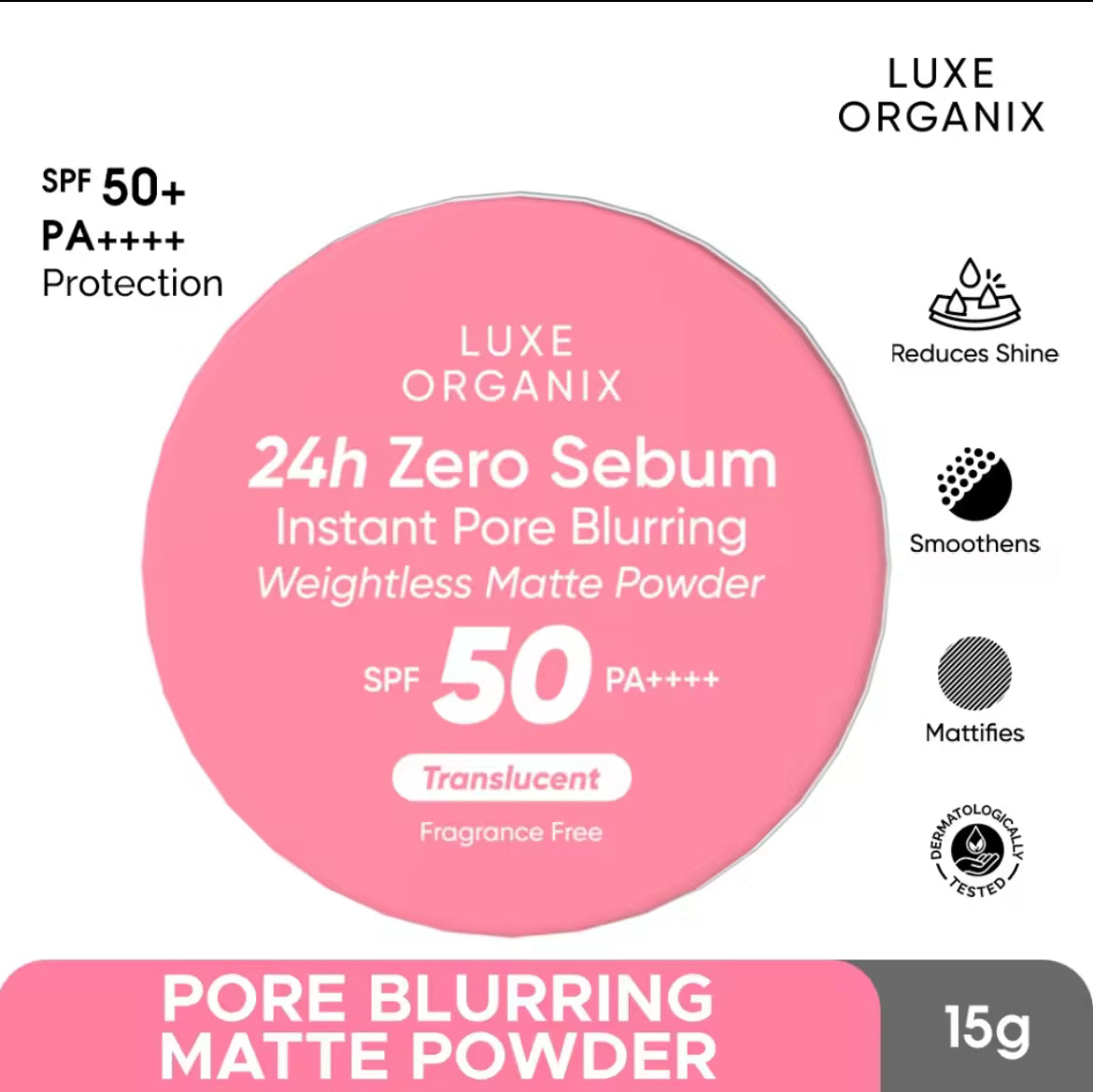 PREORDER!NEW 24hr Zero Sebum Instant Pore Blurring w/ SPF 50 PA++++