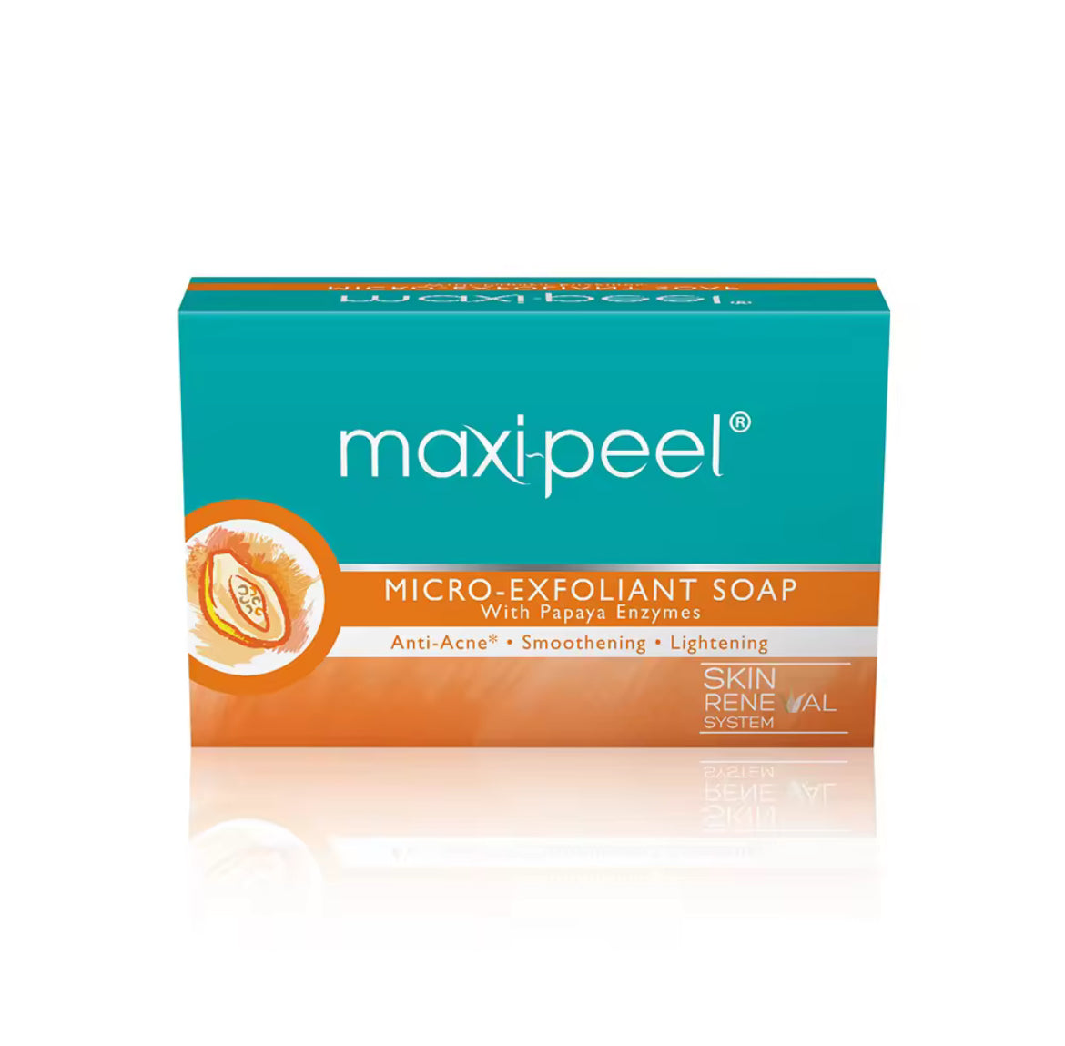 PREORDER! Maxi-Peel Micro Exfoliant Bar Soap Papaya Enzyme Anti-Acne Whitening 90g Set of 2