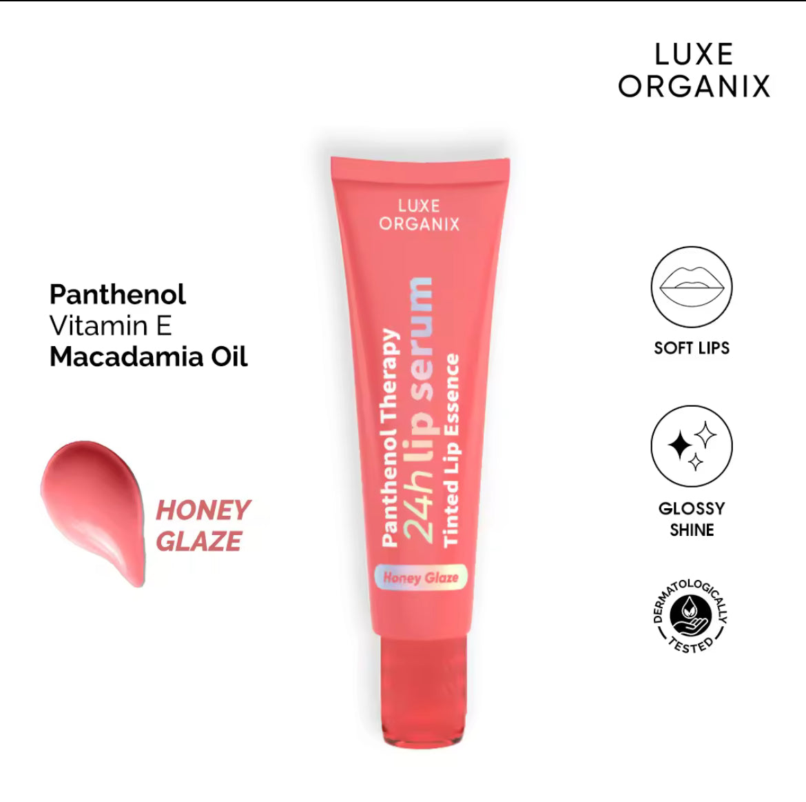 ON HAND! Luxe Organix Panthenol Therapy 24H Lip Serum Tinted Lip Essence