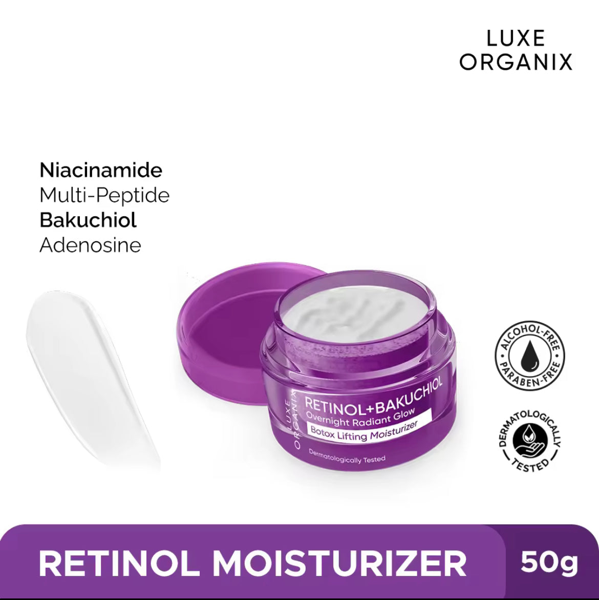 ON HAND! New! Luxe Organix Moisturizer 50g