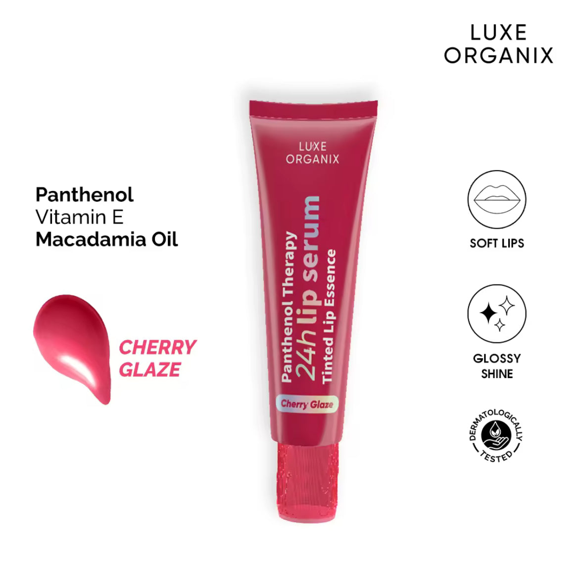 ON HAND! Luxe Organix Panthenol Therapy 24H Lip Serum Tinted Lip Essence