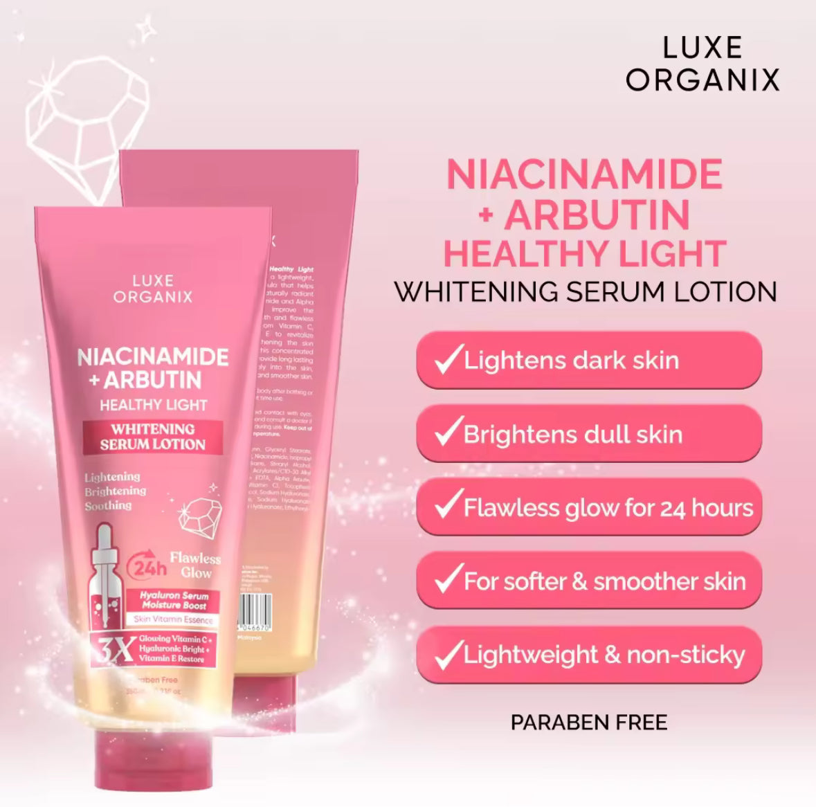 ON HAND! Whitening Serum Lotion 330ml