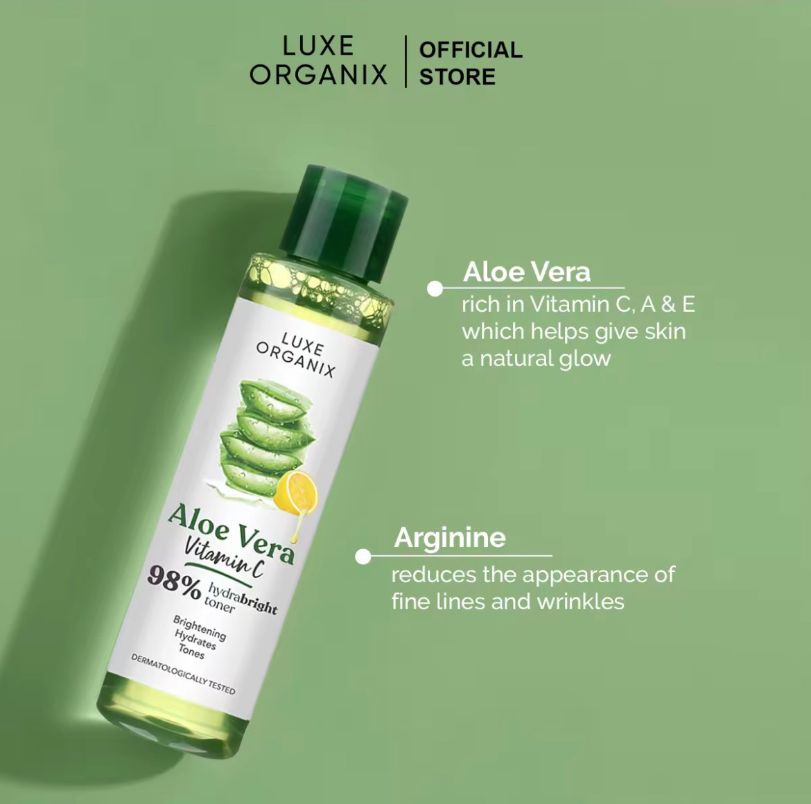 ON HAND! Luxe Organix Aloe Vera Calming Toner 150mL