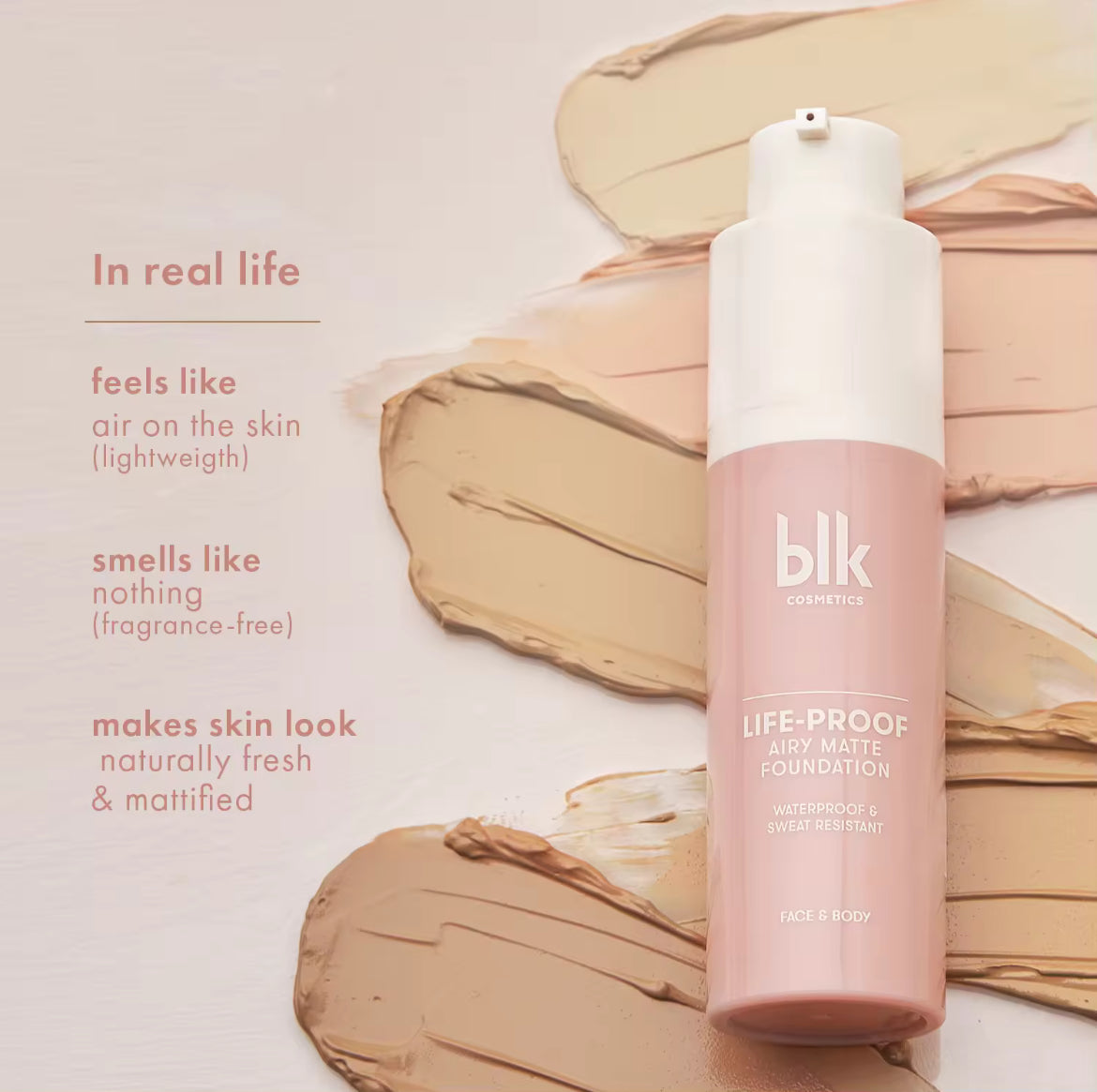 PREORDER! blk cosmetics daydream airy matte foundation