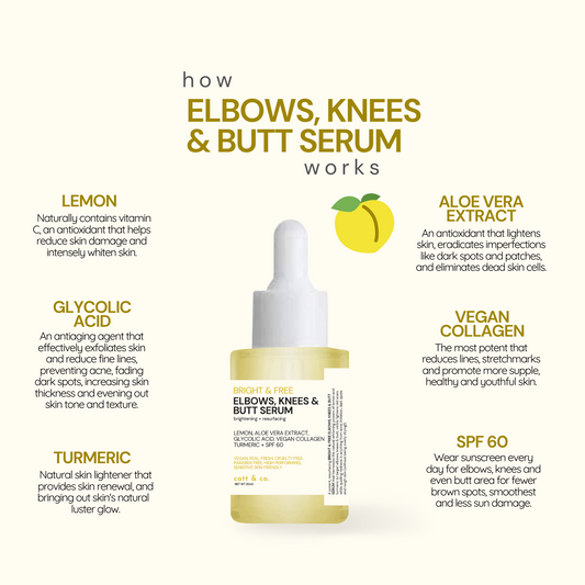 PREORDER! Catt & Co Bright and Free Elbows, Knees & Butt Serum