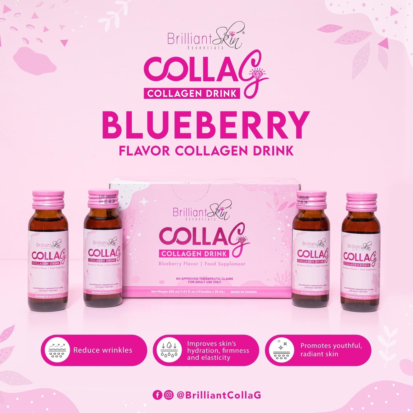 PREORDER! Brilliant Skin Colla G Collagen Drink