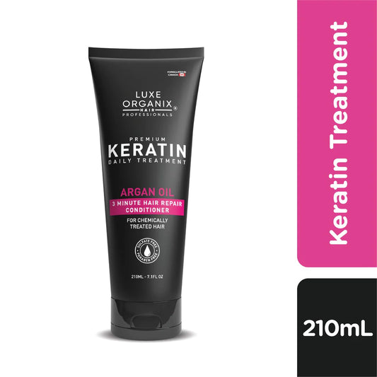 Luxe Organix Premium Keratin Treatment Argan Oil Conditioner 210ml