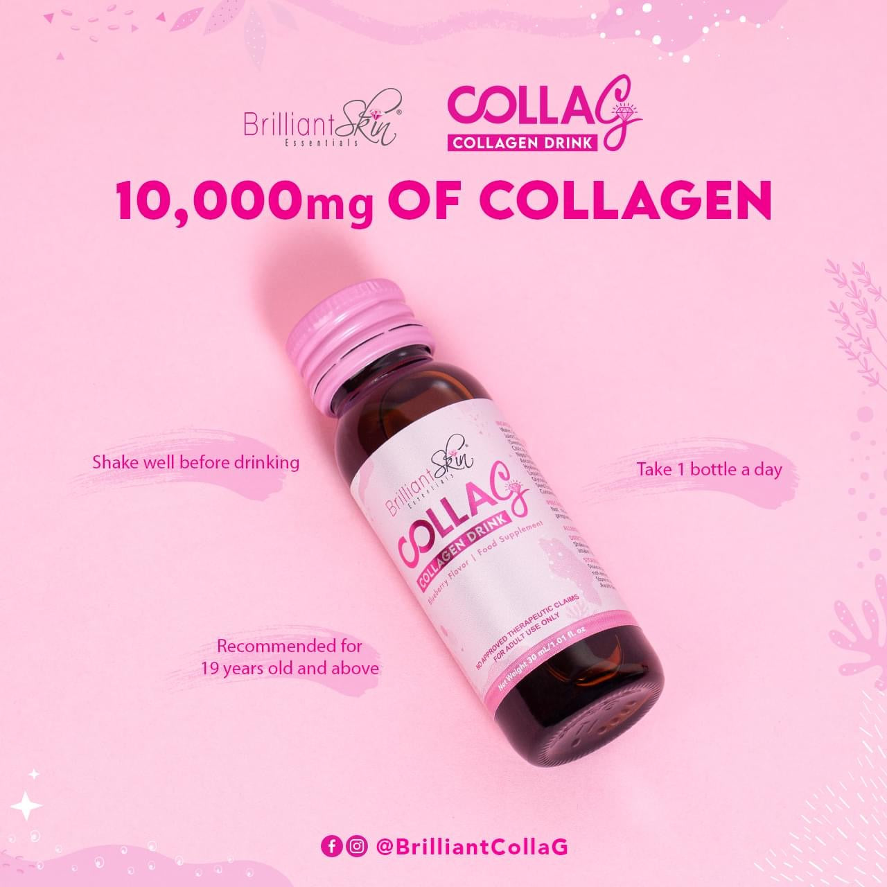 PREORDER! Brilliant Skin Colla G Collagen Drink