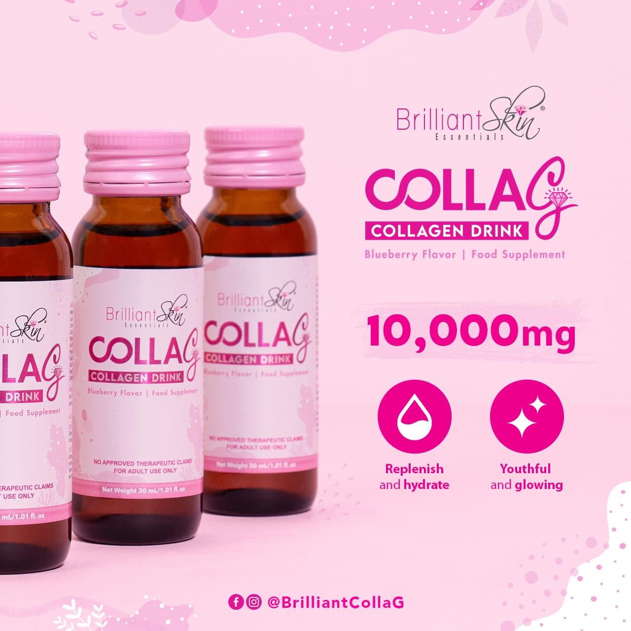 PREORDER! Brilliant Skin Colla G Collagen Drink