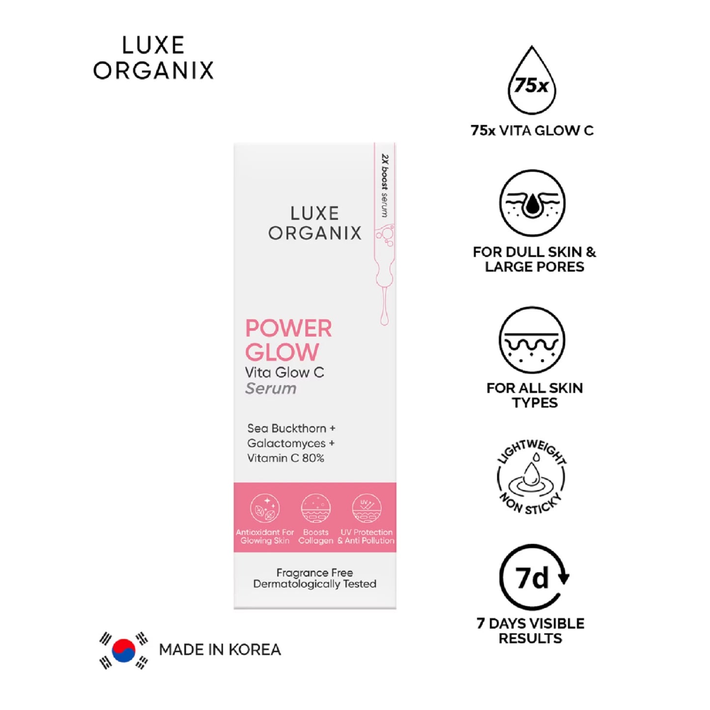 ON HAND!Power Glow Vita Glow C Serum 30ml