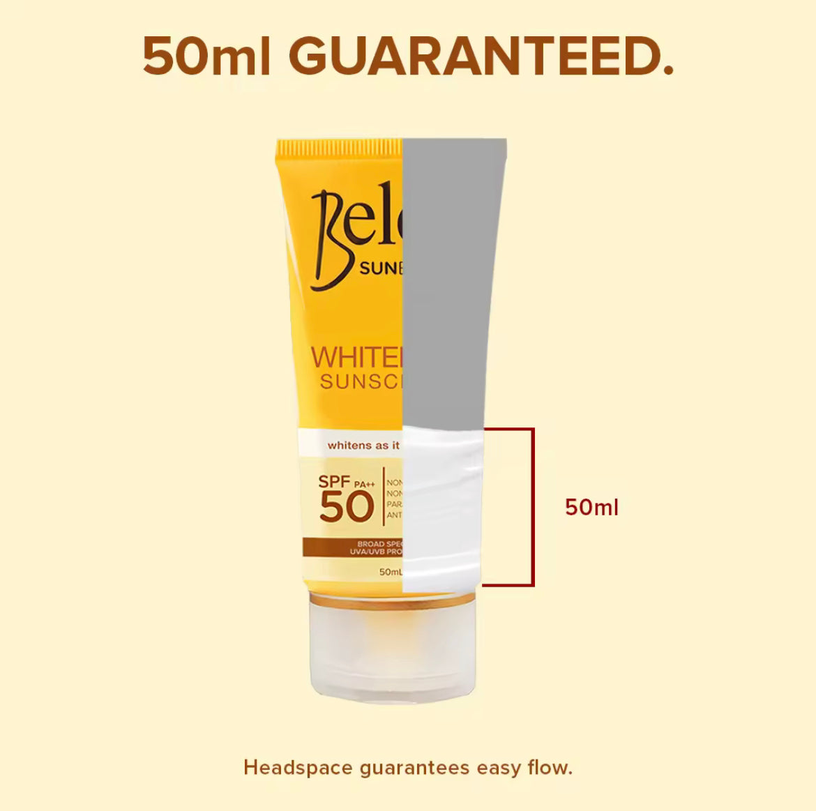 BELO SunExpert Whitening Sunscreen SPF50 PA++ 50ml