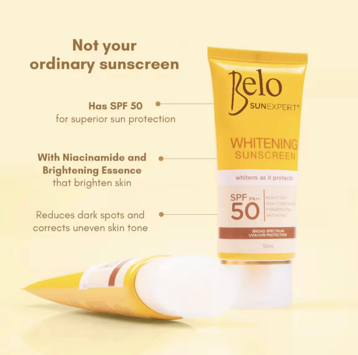 BELO SunExpert Whitening Sunscreen SPF50 PA++ 50ml