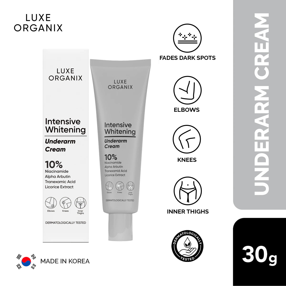 ON HAND! Intensive Whitening Underarm Cream 10% Niacinamide 30g