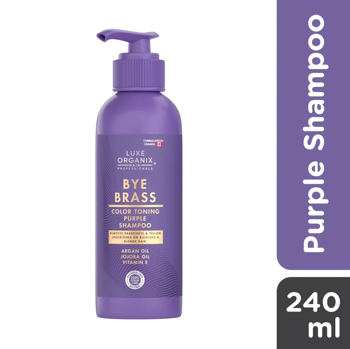 ON HAND! Bye Brass Purple Shampoo 240ml