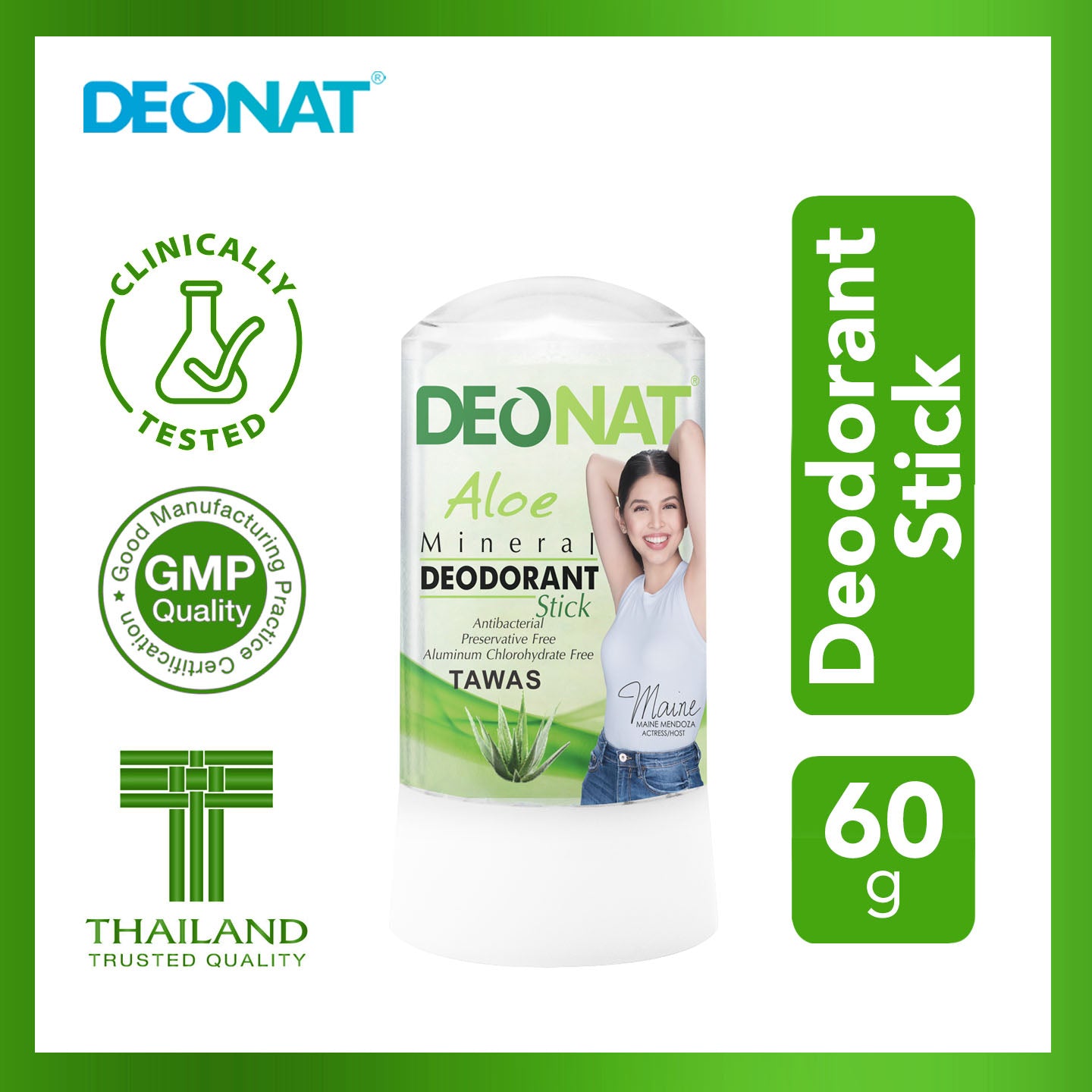 ON HAND! DeoNat Deodorant Stick 60g