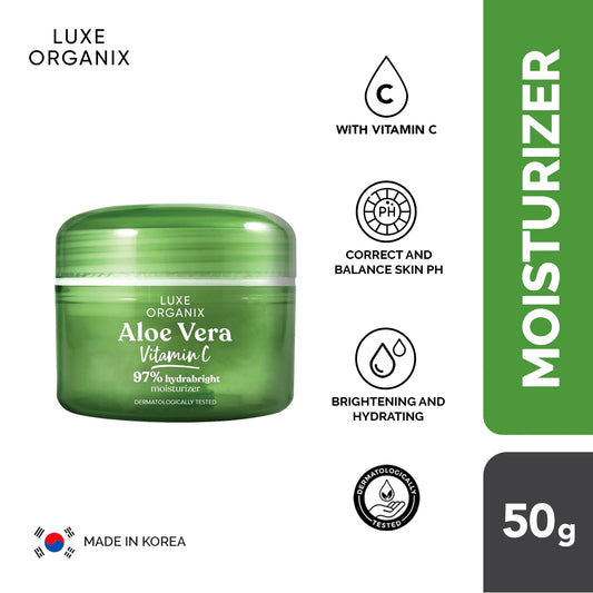 ON HAND! 97% Aloe Vera Vitamin C Hydrabright Moisturizer 50g