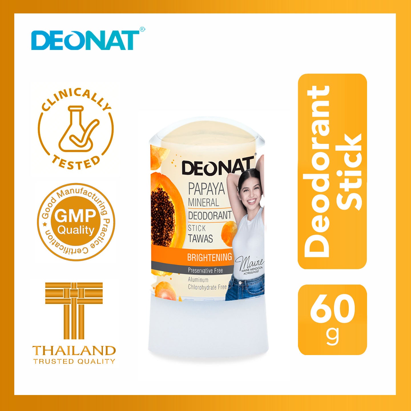 ON HAND! DeoNat Deodorant Stick 60g