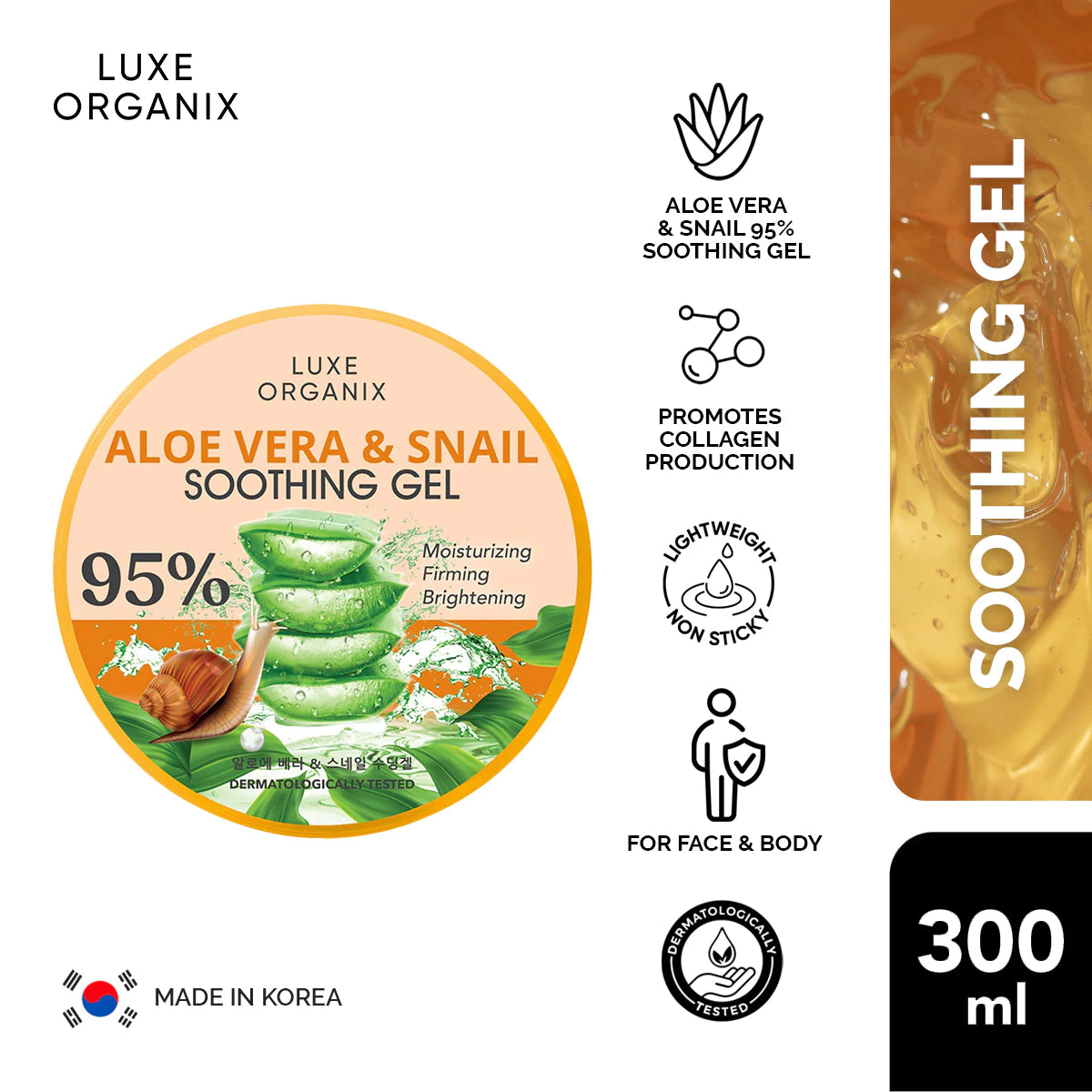 ON HAND! Snail & Aloe Soothing Gel 300ml