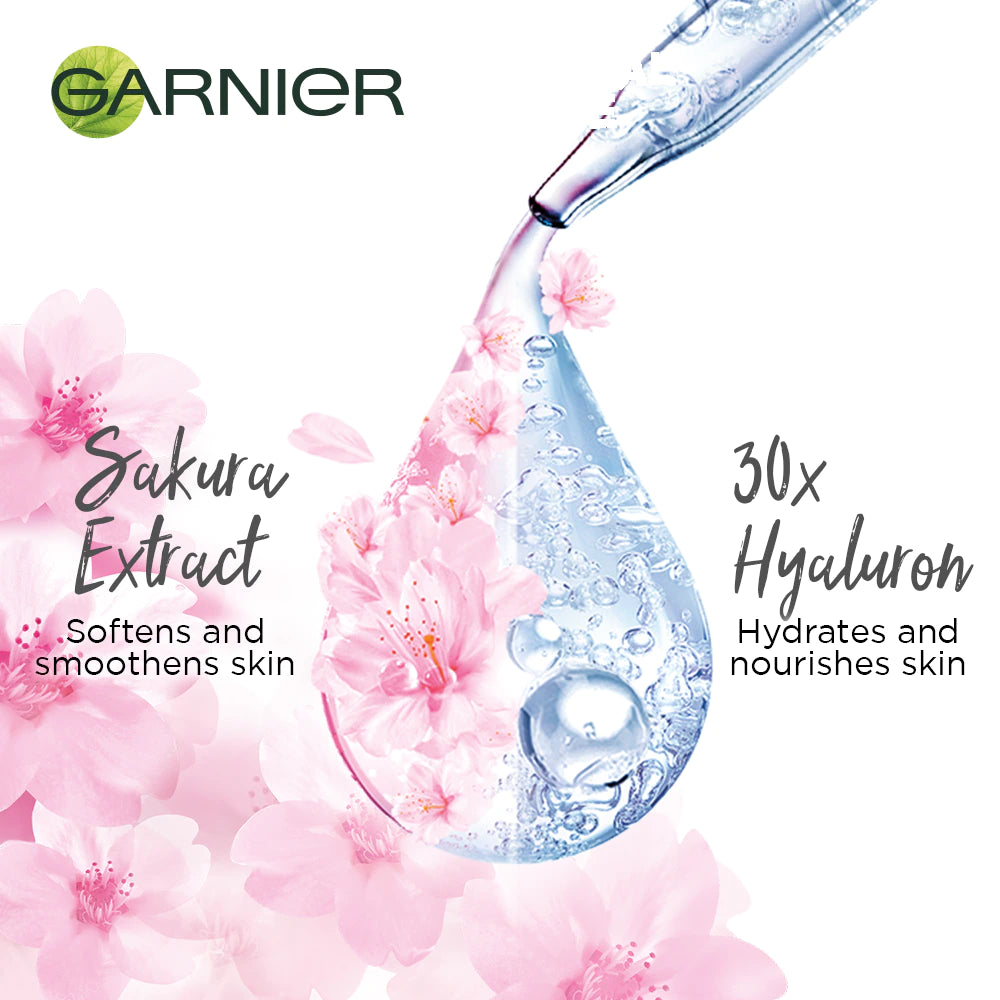 ON HAND! GARNIER Sakura White Hyaluronic Acid Serum [for 24H HYDRATION]