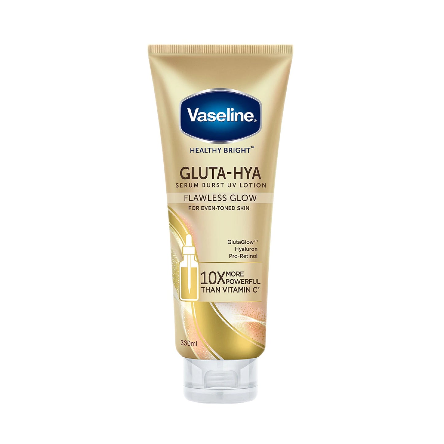 PREORDER! VASELINE Healthy Bright Gluta-Hya Serum Burst UV Lotion Flawless Glow 330ml