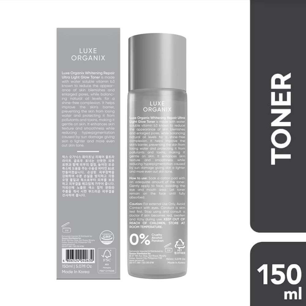 ON HAND! Whitening Repair Ultra light Glow Toner 150ml