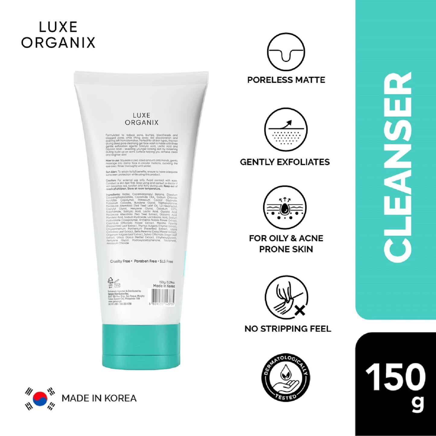 Miracle Solutions AHA/BHA Gel Cleanser 150ml