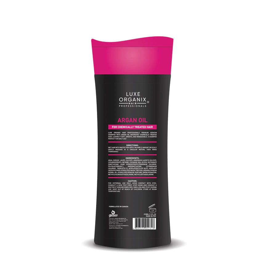 Premium Keratin Argan Shampoo 210ml