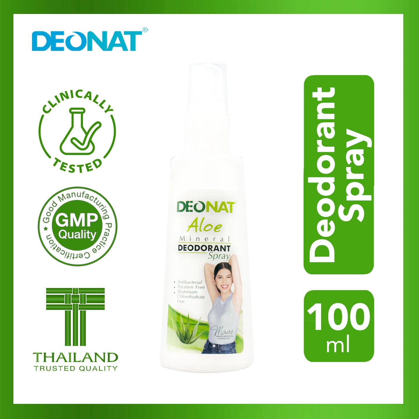 ON HAND! Deo Nat Deodorant Spray 100ml