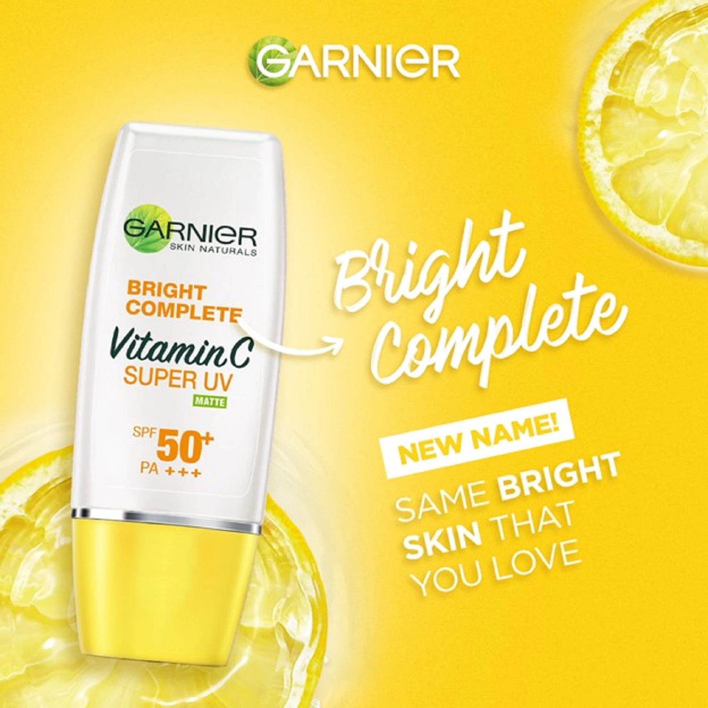 GARNIER Bright Complete Super UV Matte Brightening Sunscreen SPF50+ PA+++30mL