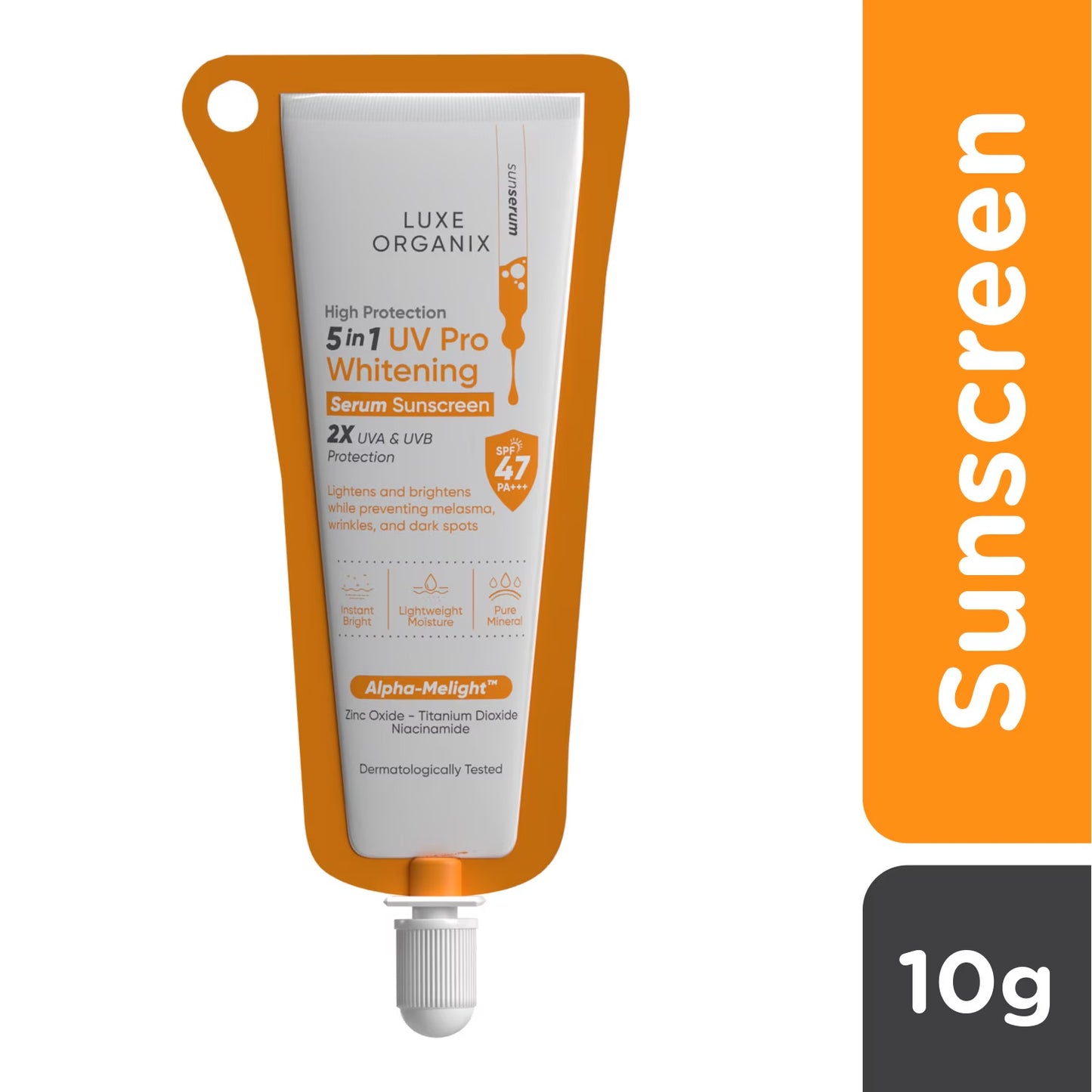 PREORDER! 5in1 UV Pro Whitening 2x UVA & UVB Serum Sunscreen SPF 47 PA+++ 10mL